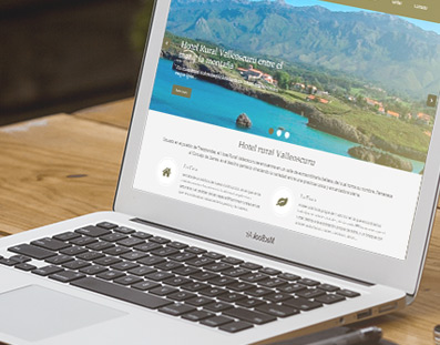 Diseño de página web para el Hotel rural Valleoscuru